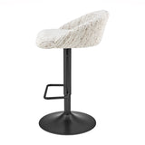 Jorrell  Fabric Gaslift Swivel Bar Stool (Set of 2) - What A Room