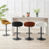 Jorrell  Fabric Gaslift Swivel Bar Stool (Set of 2) - What A Room