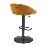 Jorrell  Fabric Gaslift Swivel Bar Stool (Set of 2) - What A Room