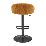 Jorrell  Fabric Gaslift Swivel Bar Stool (Set of 2) - What A Room
