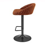 Jorrell  Fabric Gaslift Swivel Bar Stool (Set of 2) - What A Room