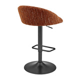 Jorrell  Fabric Gaslift Swivel Bar Stool (Set of 2) - What A Room
