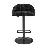 Jorrell  Fabric Gaslift Swivel Bar Stool (Set of 2) - What A Room