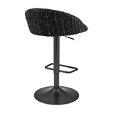 Jorrell  Fabric Gaslift Swivel Bar Stool (Set of 2) - What A Room
