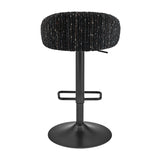 Jorrell  Fabric Gaslift Swivel Bar Stool (Set of 2) - What A Room