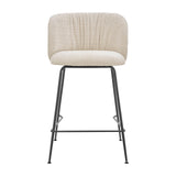 Millie  Fabric Counter Stool (Set of 2) - What A Room