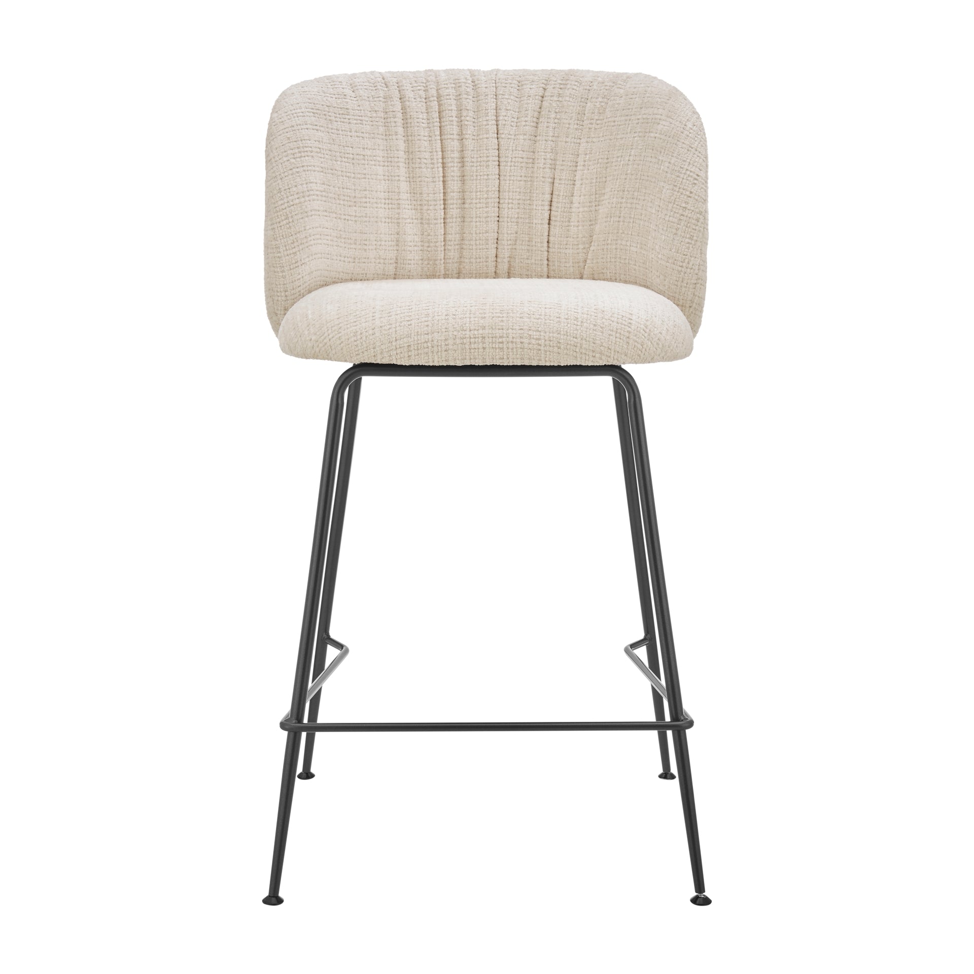 Millie  Fabric Counter Stool (Set of 2) - What A Room
