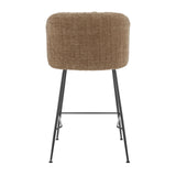 Millie  Fabric Counter Stool (Set of 2) - What A Room
