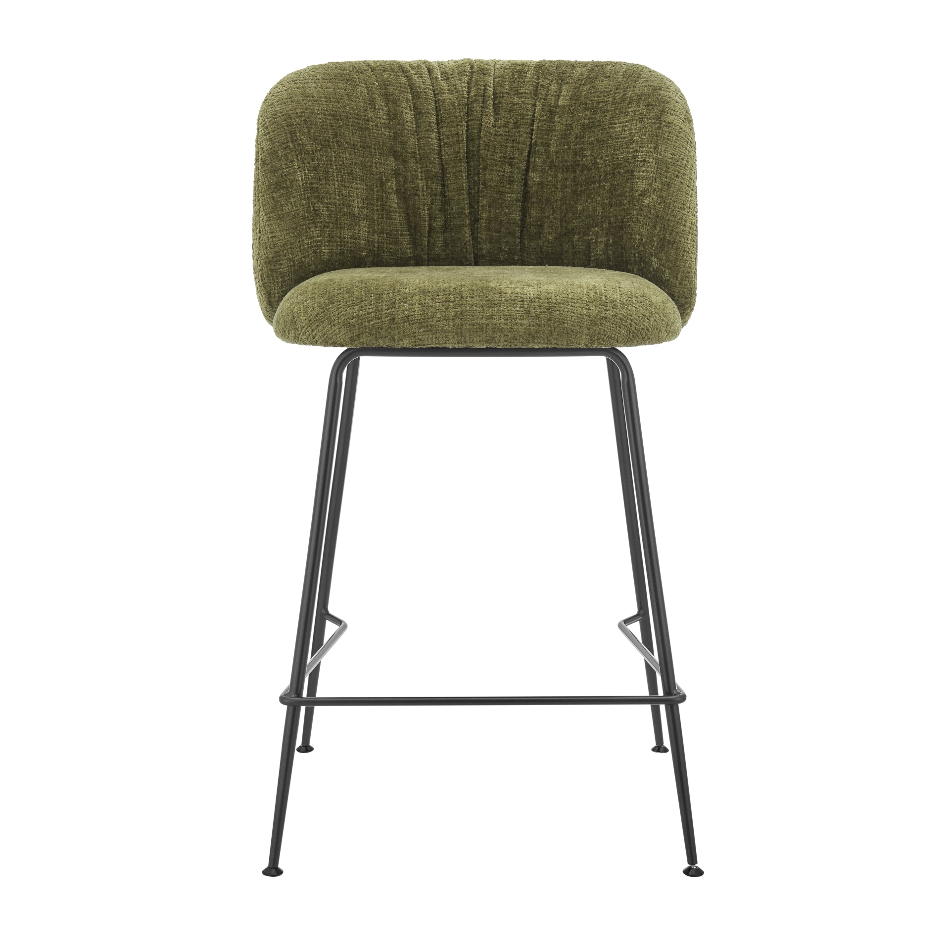 Millie  Fabric Counter Stool (Set of 2) - What A Room