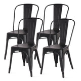 Metropolis Metal Dining Side Chair (Set of 4) - What A Room