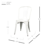 Metropolis Metal Dining Side Chair (Set of 4) - What A Room