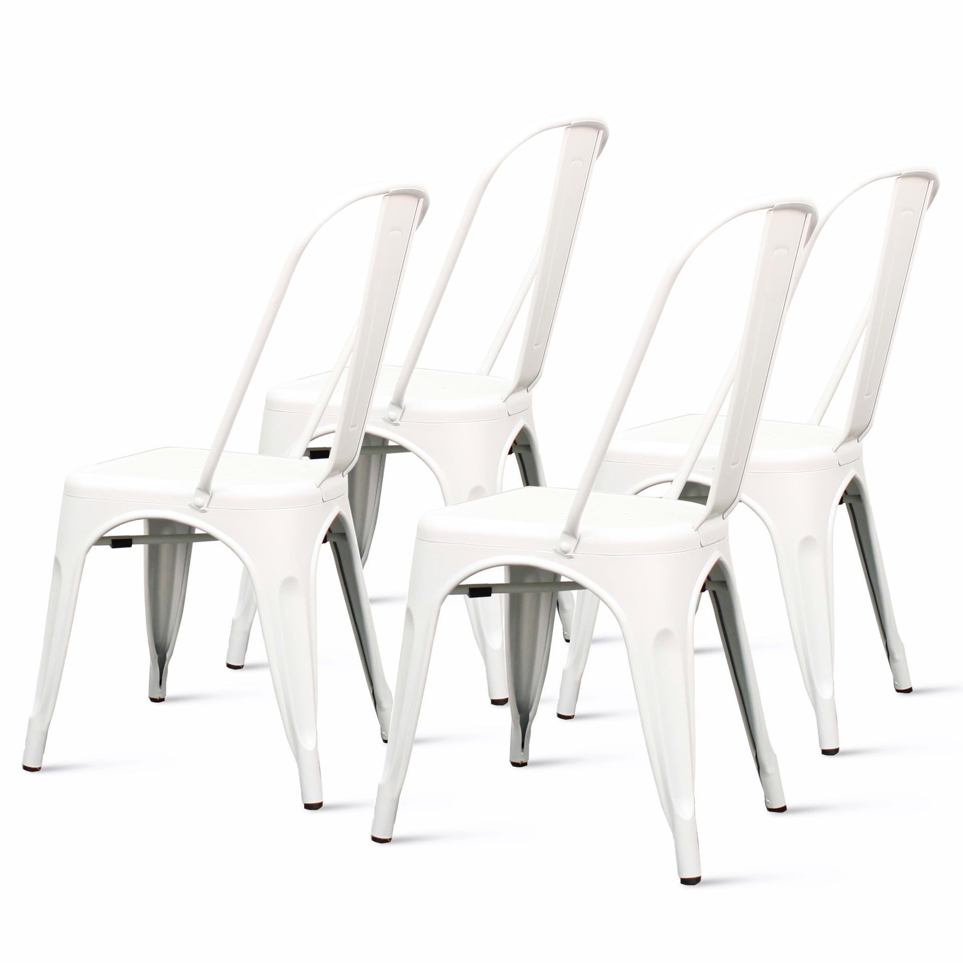 Metropolis Metal Dining Side Chair (Set of 4) - What A Room