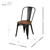 Metropolis Metal Dining Side Chair (Set of 4) - What A Room
