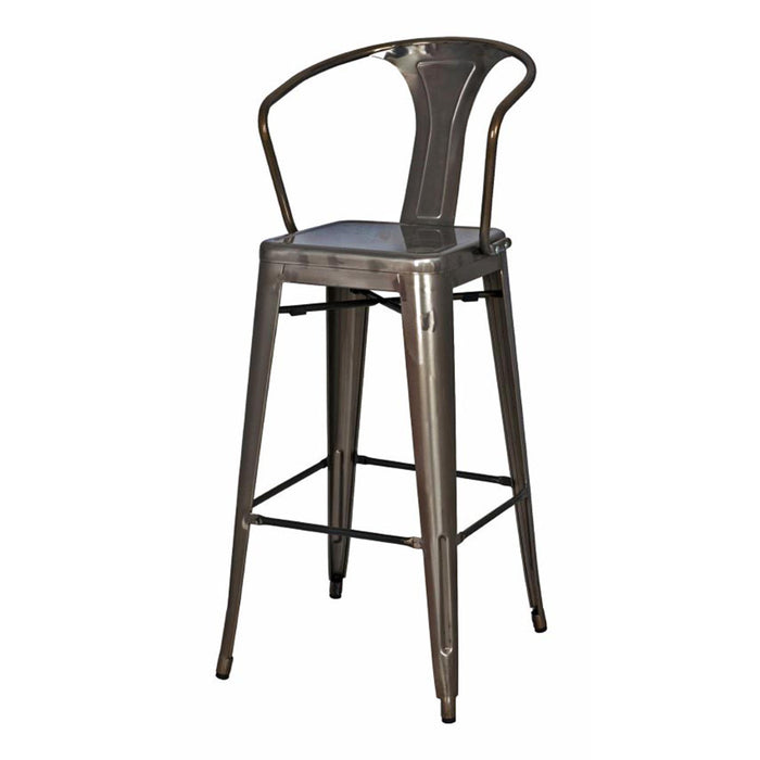 Metropolis  Metal Counter Stool (Set of 4) - What A Room
