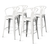 Metropolis  Metal Bar Stool (Set of 4) - What A Room