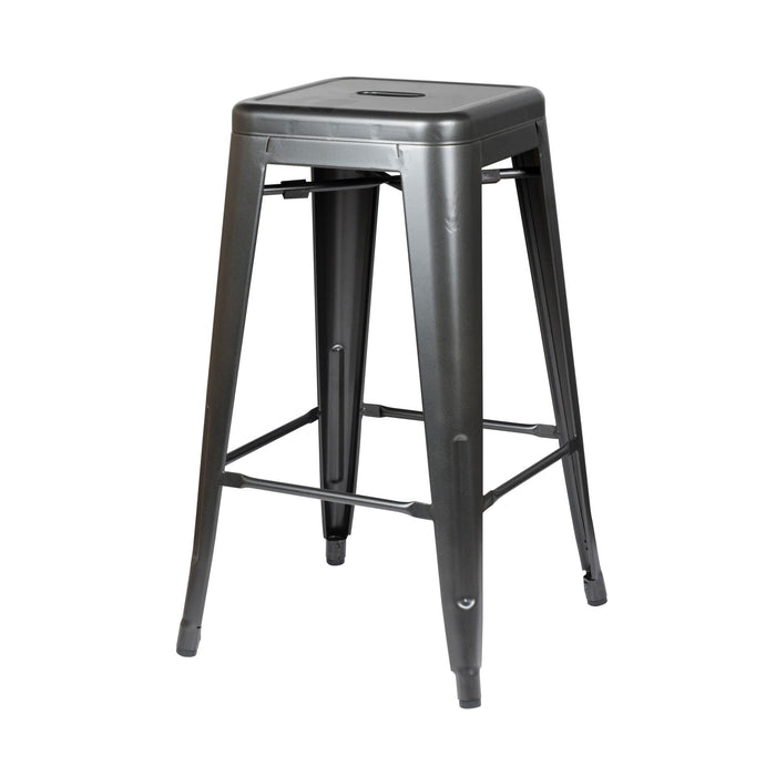 Metropolis Metal Backless Counter Stool (Set of 4) - What A Room