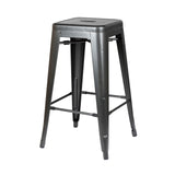 Metropolis Metal Backless Counter Stool (Set of 4) - What A Room