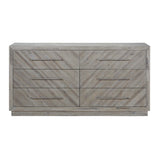Alexandra Solid Wood Six Drawer Dresser in Rustic Latte - What A Room