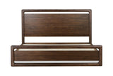 Sol Acacia Wood Platform Bed in Brown Spice - What A Room