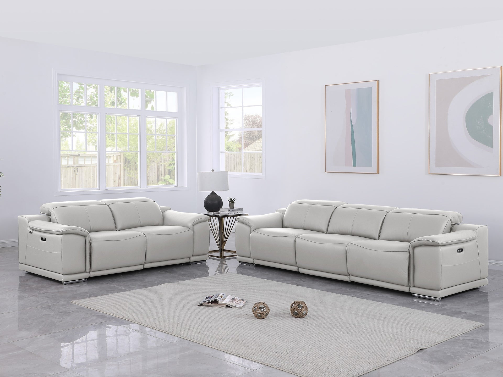 DivanItalia-Top Grain Italian Leather Reclining Modular Sectional-9762 - What A Room