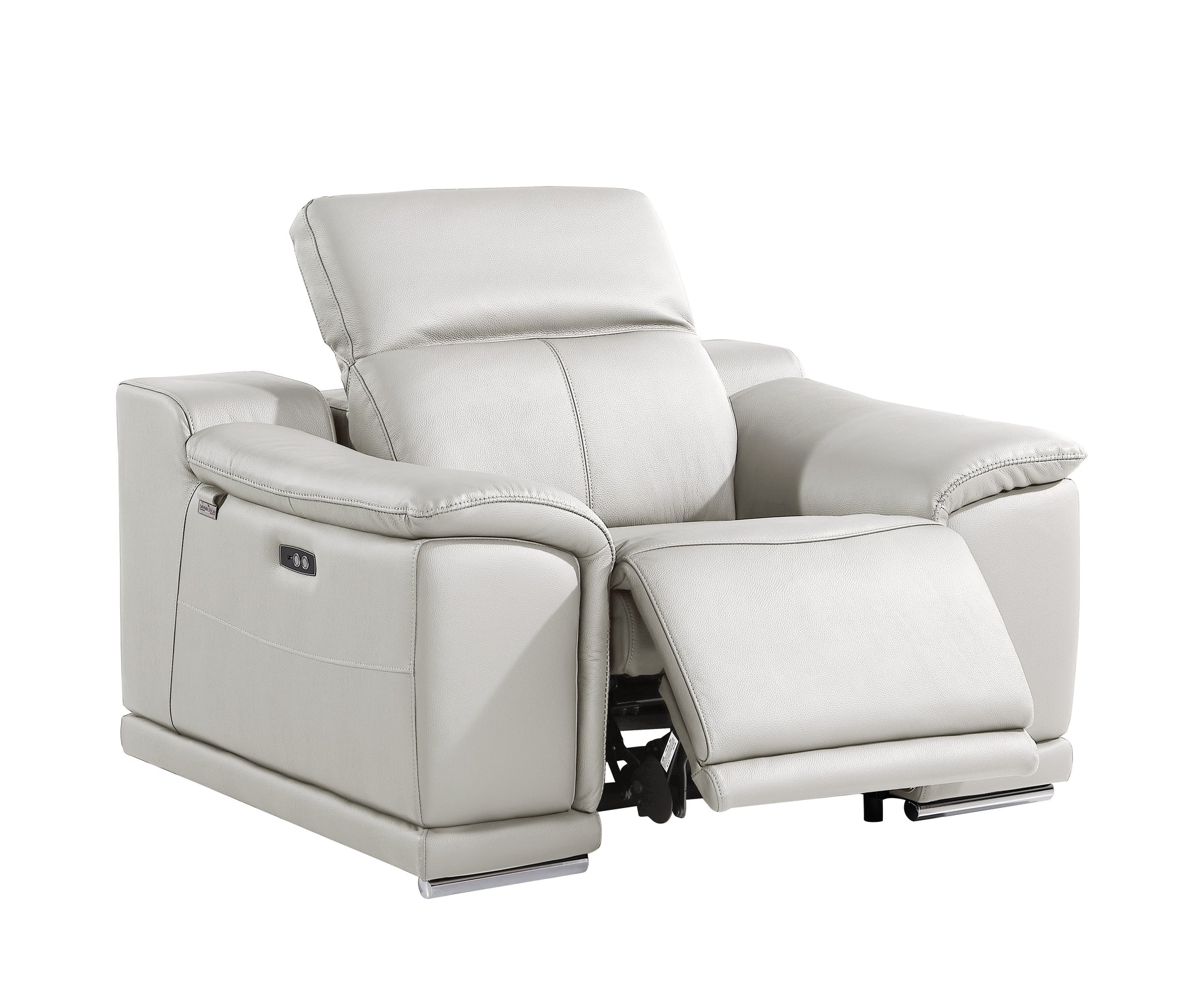 9762 DivanItalia Modular Power Reclining Sofa Top Grain Italian Leather Sets - What A Room