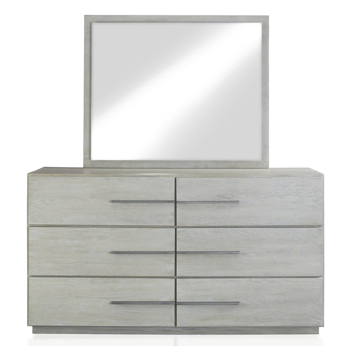 Destination Six Drawer Dresser in Cotton Grey - What A Room