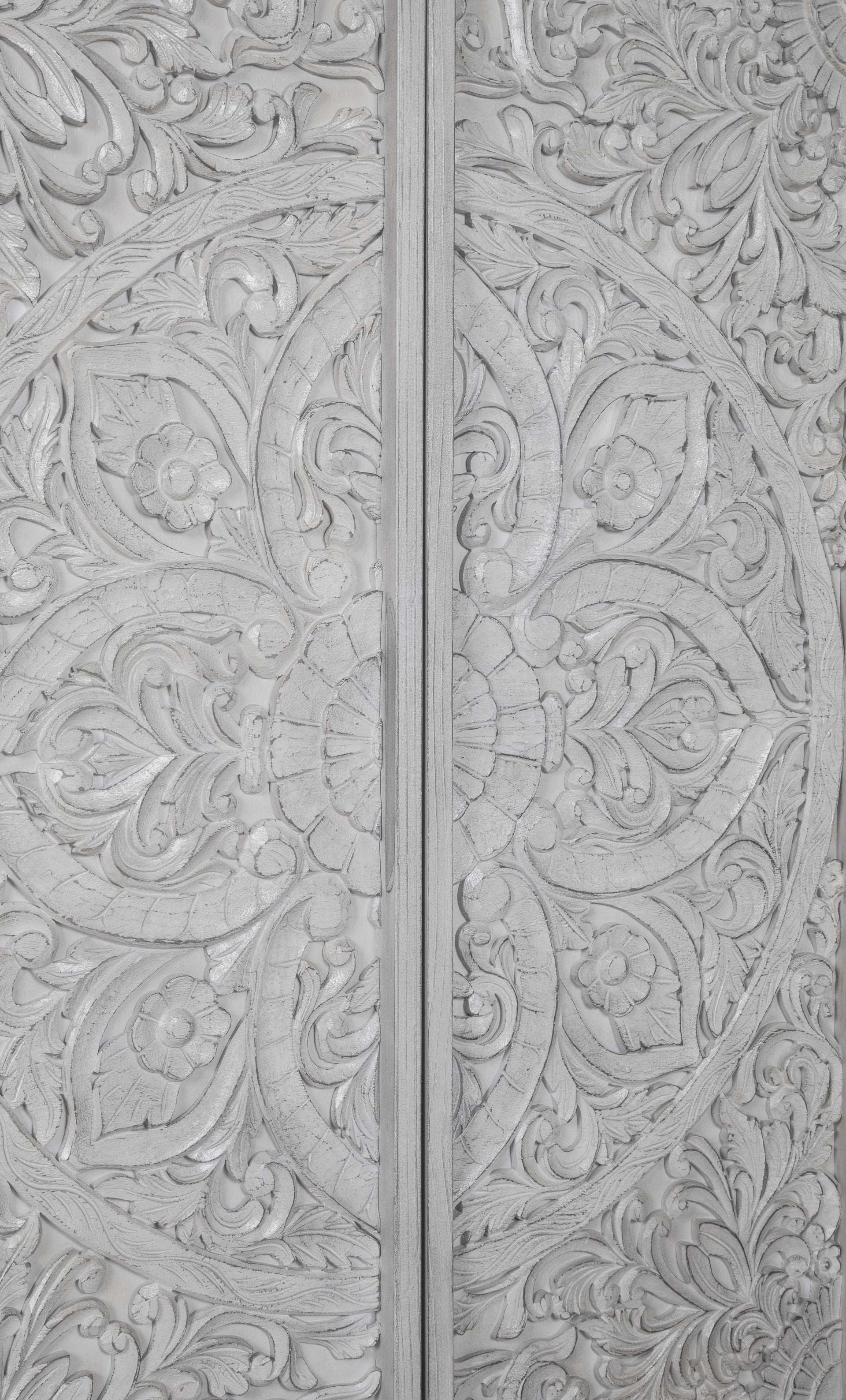 Boho Chic Wardrobe Chest in Washed White - What A Room