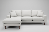 Clearance Alex Reversible Sofa Chaise in devon Platinum from What a room