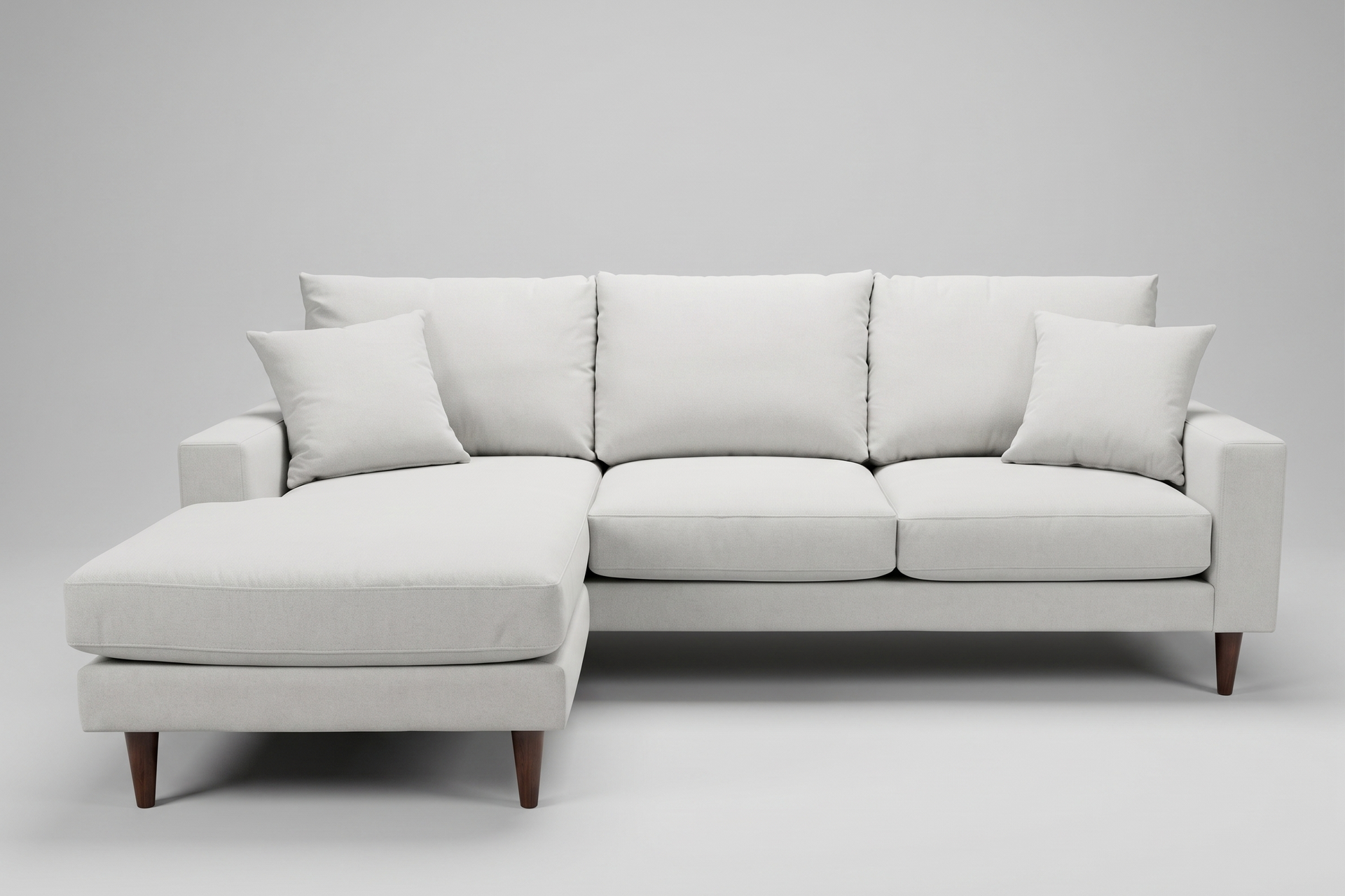 Clearance Alex Reversible Sofa Chaise in devon Platinum from What a room