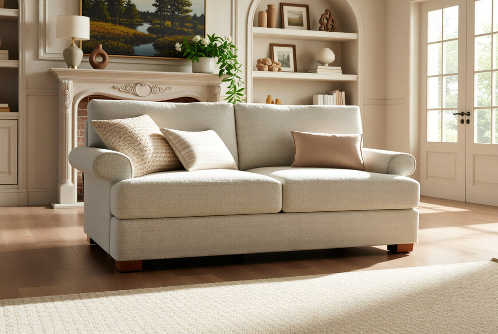 Anna sofa in modern transitional living room