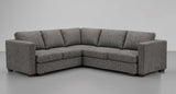 Cradle Clearance L Sectional in Bradley Pewter