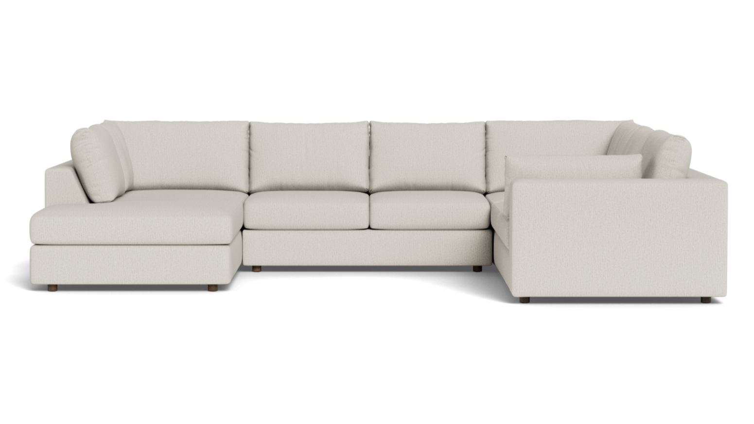Daphne U Sectional with Bumper - What A Room