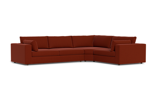 Daphne Deep Corner Wedge Large Sectional - What A Room