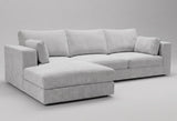 Daphne Sofa Chaise in Amici Oyster on Clearance