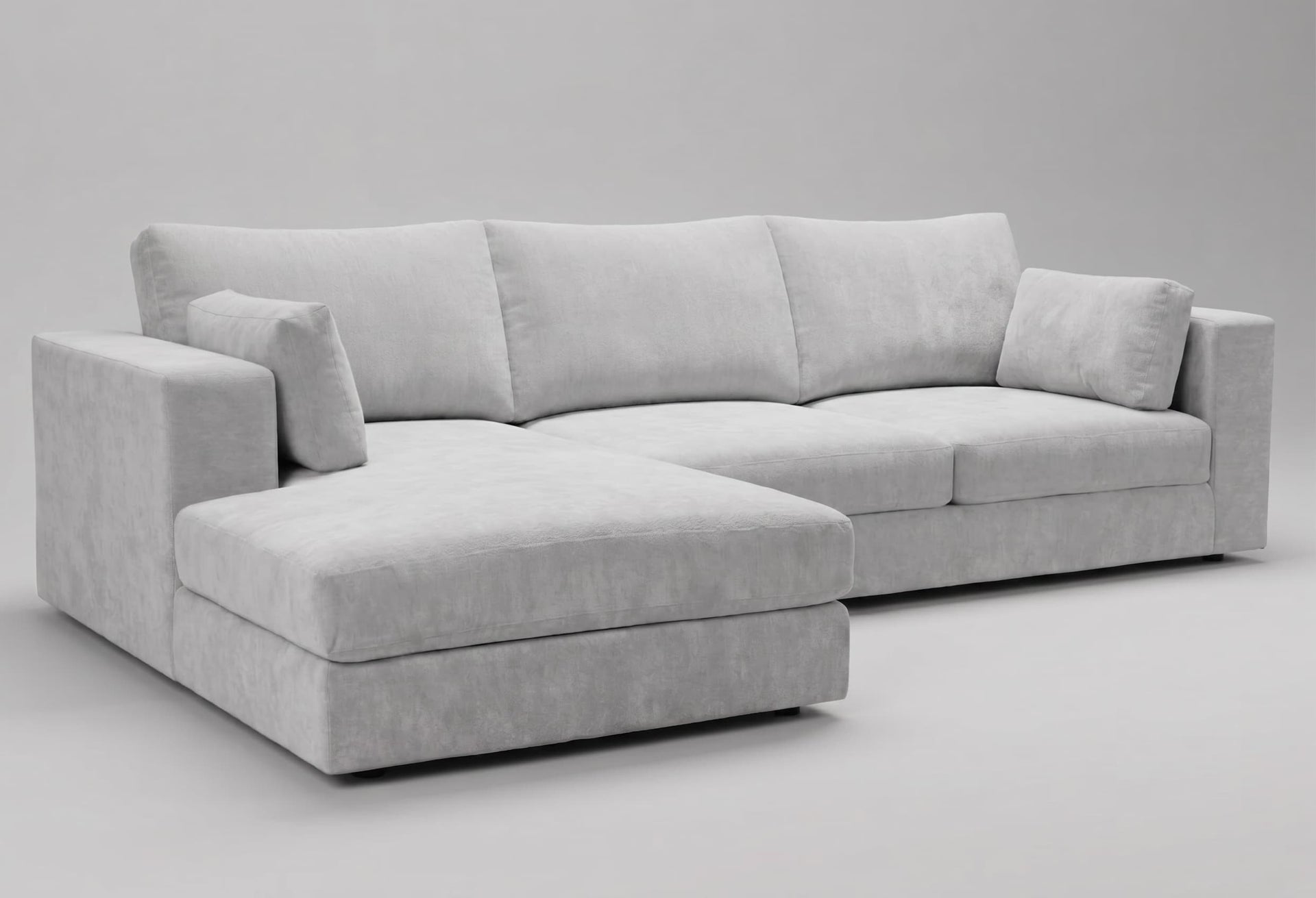 Daphne Sofa Chaise in Amici Oyster on Clearance