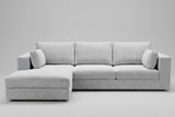 Clearance Daphne Sofa Chaise from What a Room in Amici Oyster