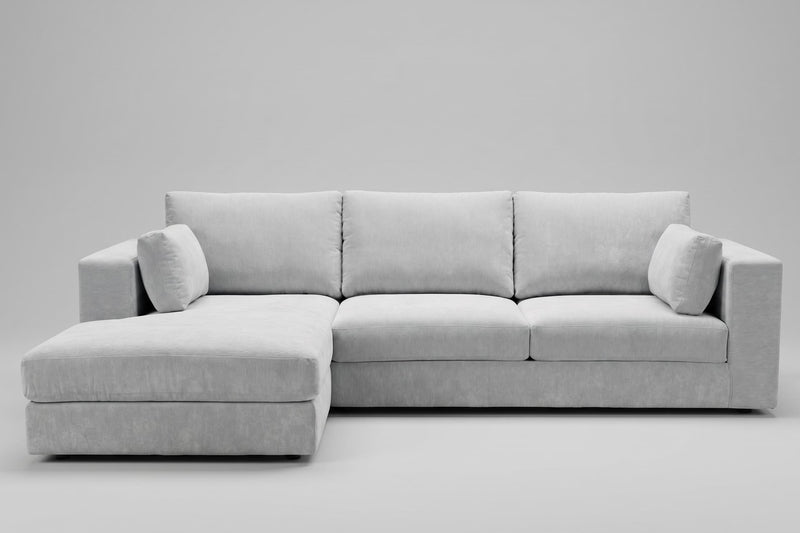 Clearance - Daphne L Sofa Chaise in Amici Oyster- Ready to Ship