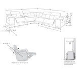 DivanItalia-Top Grain Italian Leather Reclining Modular Sectional-9762 - What A Room