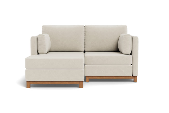 Florida Loveseat with Chaise in Empire III Ivory