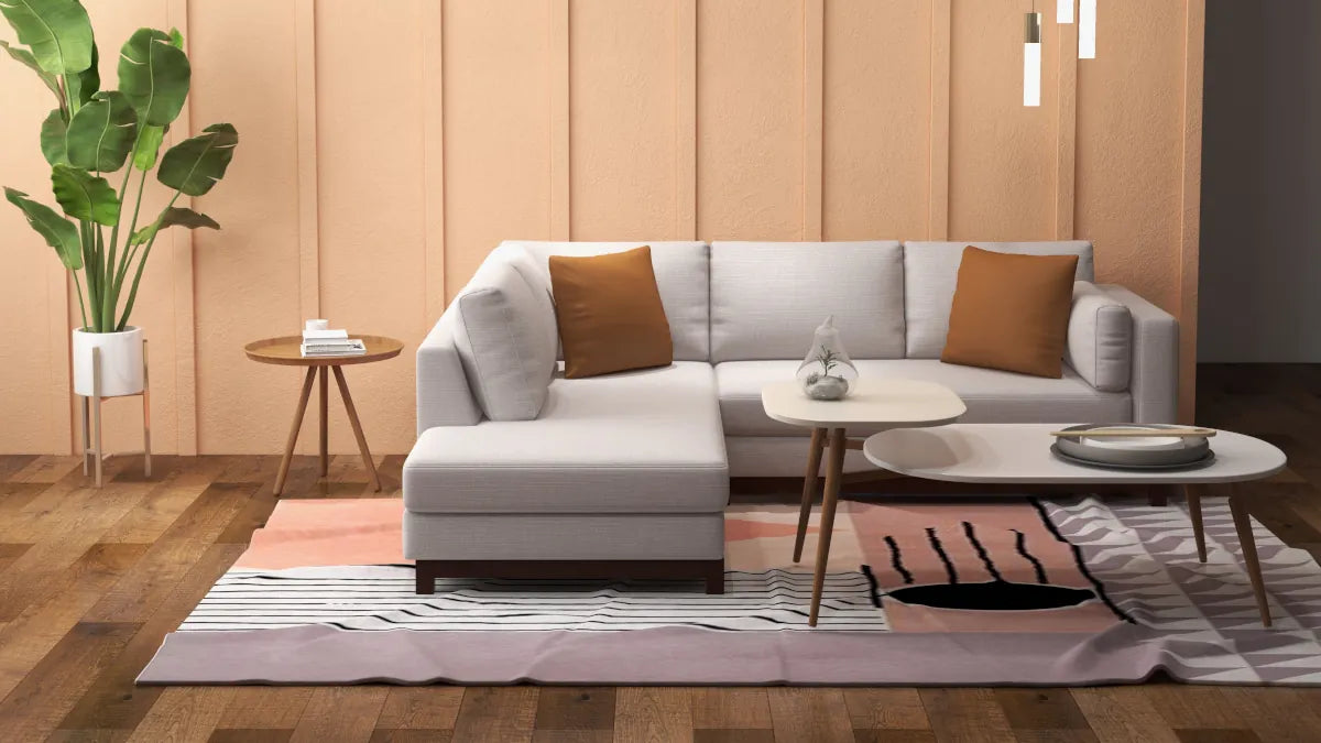 Florida Bench Seat Bumper Chaise Sectional - Custom L Shape Sofa