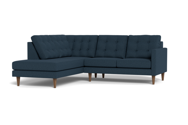 Jasper Mid-Century Bumper Chaise Sectional