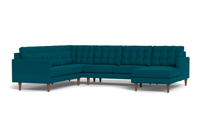 Jasper MCM U Shaped Sectional with Chaise - What A Room