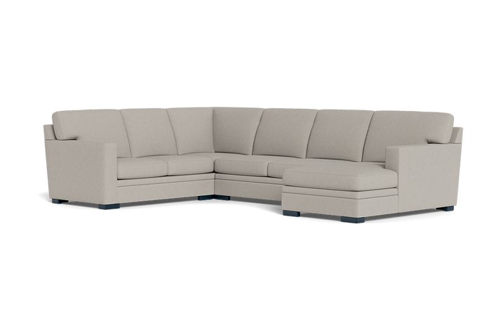 Lexi High Back U Sectional with Chaise - What A Room
