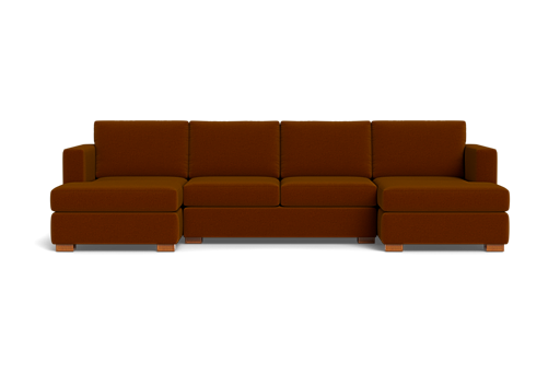 Cradle Double Chaise U Sectional Sofa