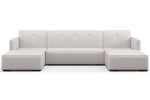 LV Tight Back Double Chaise Sectional Bench Seat Sofa - What A Room