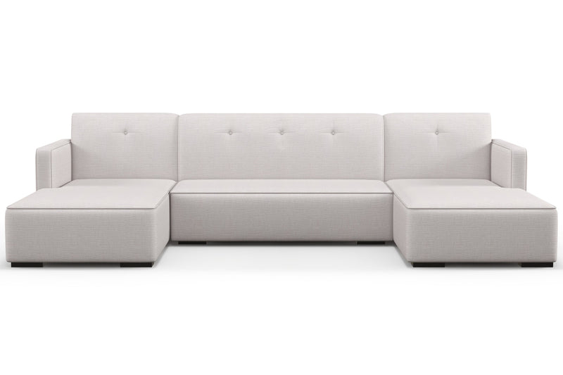 LV Tight Back Double Chaise Sectional Bench Seat Sofa - What A Room