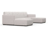 LV Tight Back Double Chaise Sectional Bench Seat Sofa - What A Room