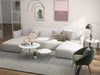 LV Tight Back Double Chaise Sectional Bench Seat Sofa - What A Room