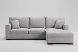 Clearance Lexi Sectional Chaise with Fletcher Ash