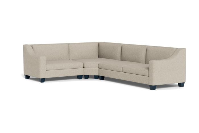 Merced High Back Corner Wedge Large Sectional - What A Room